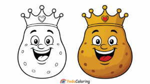 Potato-Coloring-Page